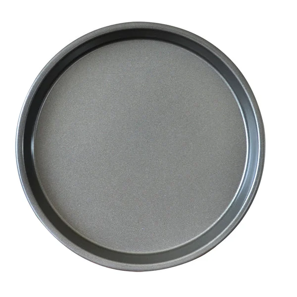 10 Inch Round Black Steel Non Stick Pizza Tray Oven Baking Plate Pan