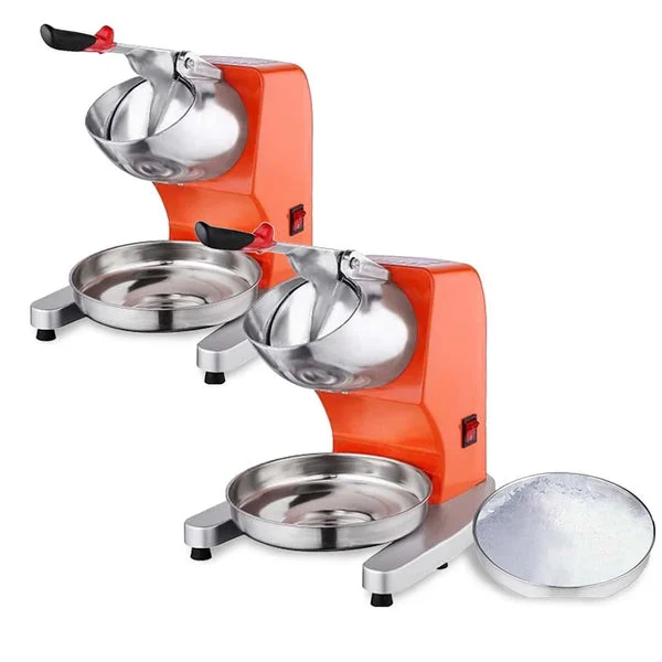 2 X Commercial Electric Ice Shaver Crusher Slicer Machine Smoothie Maker