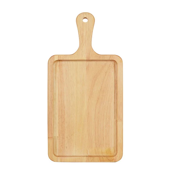 35cm Rectangle Premium Wooden Oak Food Serving Tray Charcuterie Board Paddle Home Decor