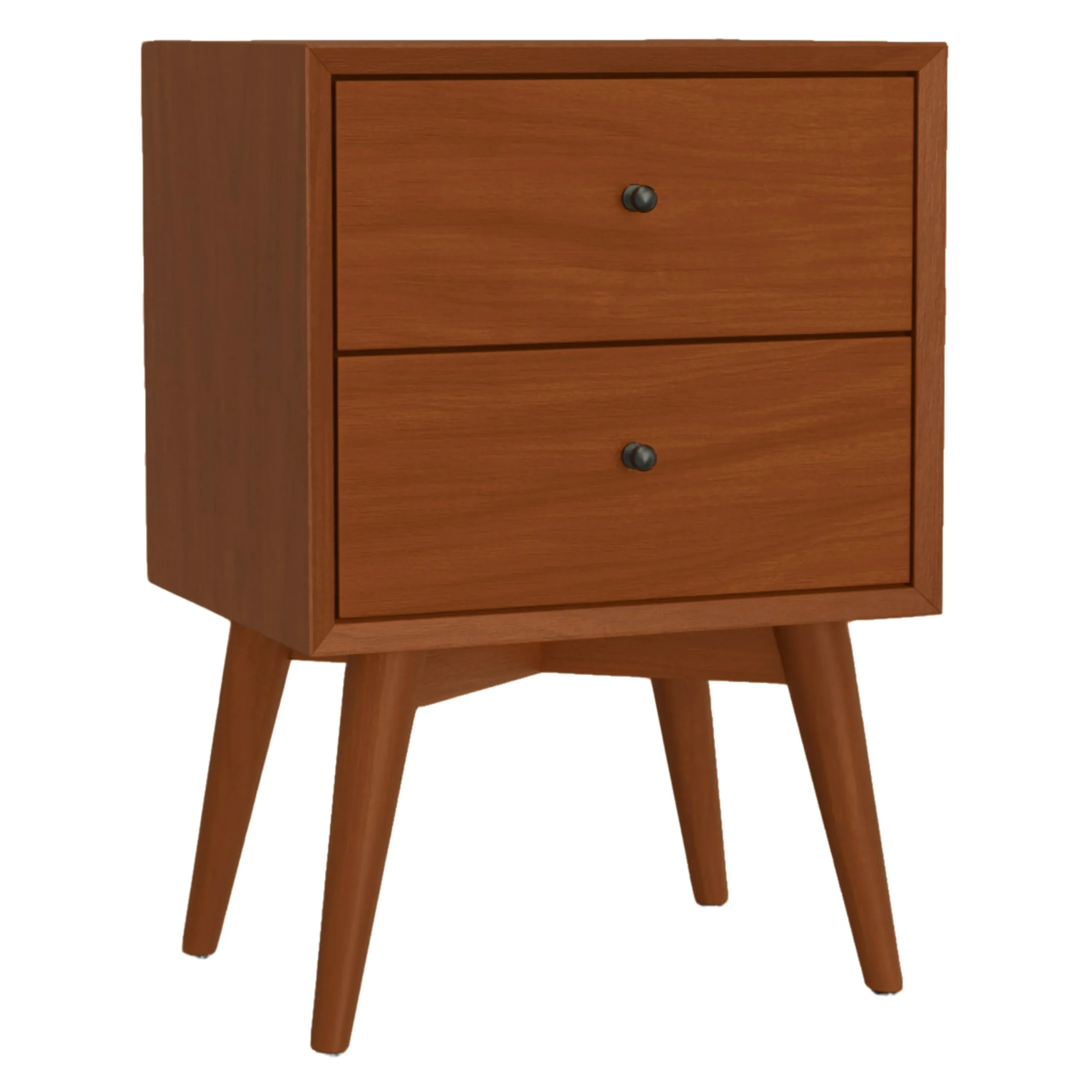 Acorn Wood Brewton Nightstand with Drawers