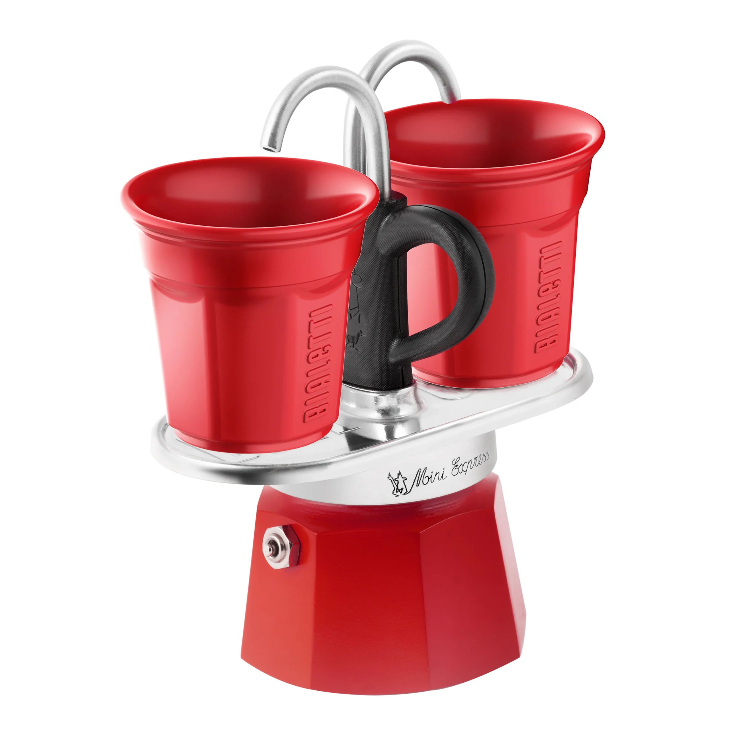 Bialetti Red Mini Express Stovetop Espresso Maker