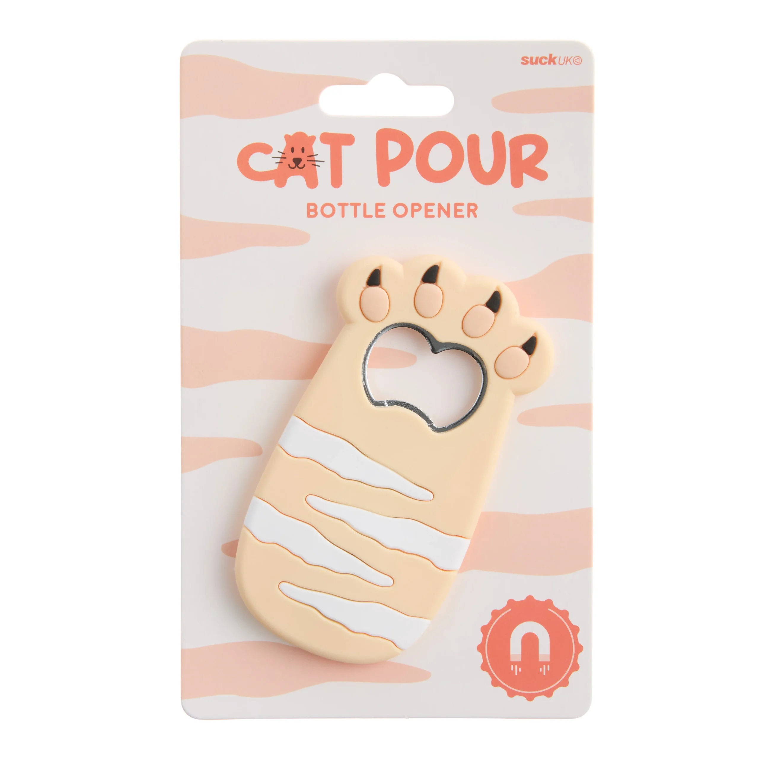 Cat Pour Kitty Paw Magnetic Bottle Opener