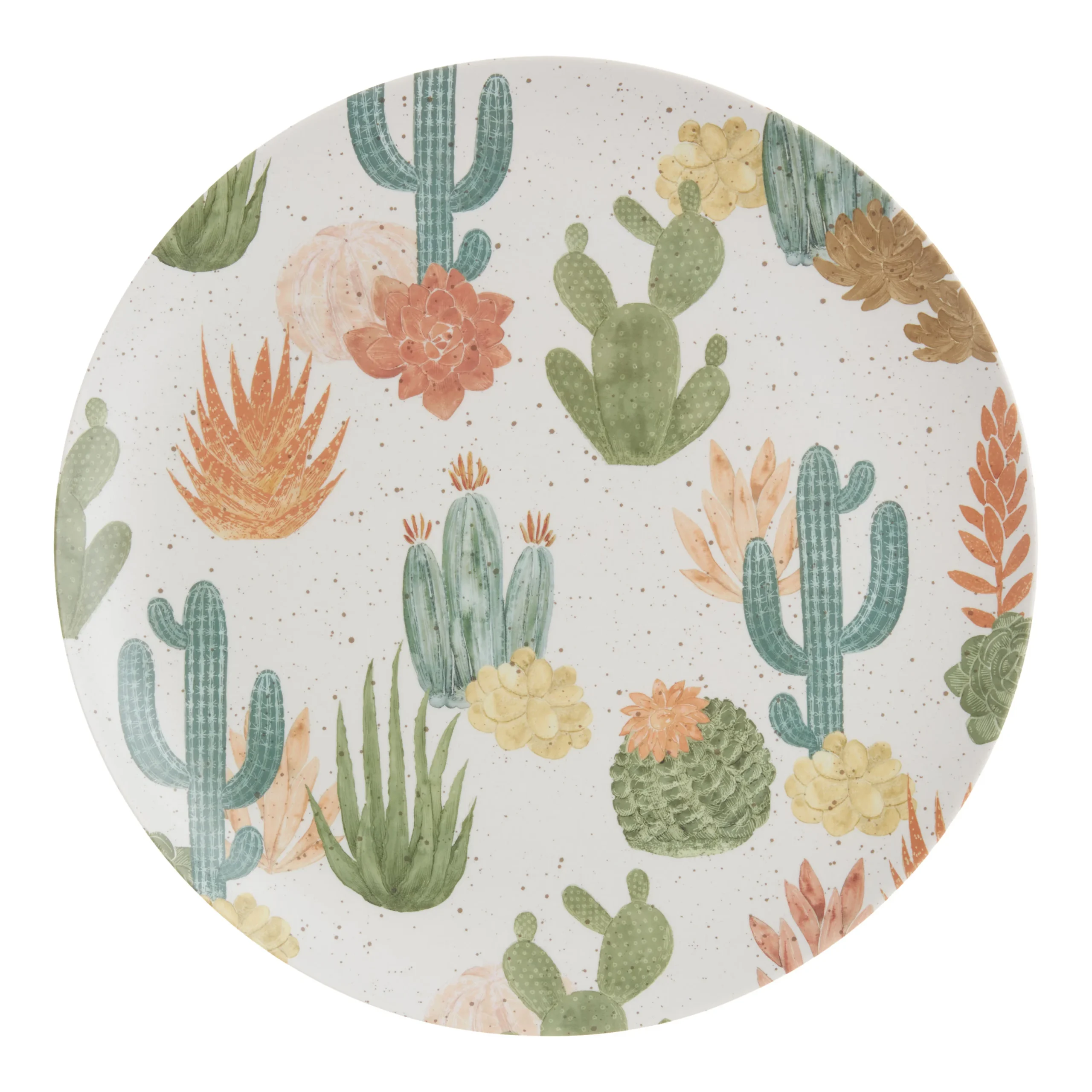 Desert Cactus Melamine Dinner Plate
