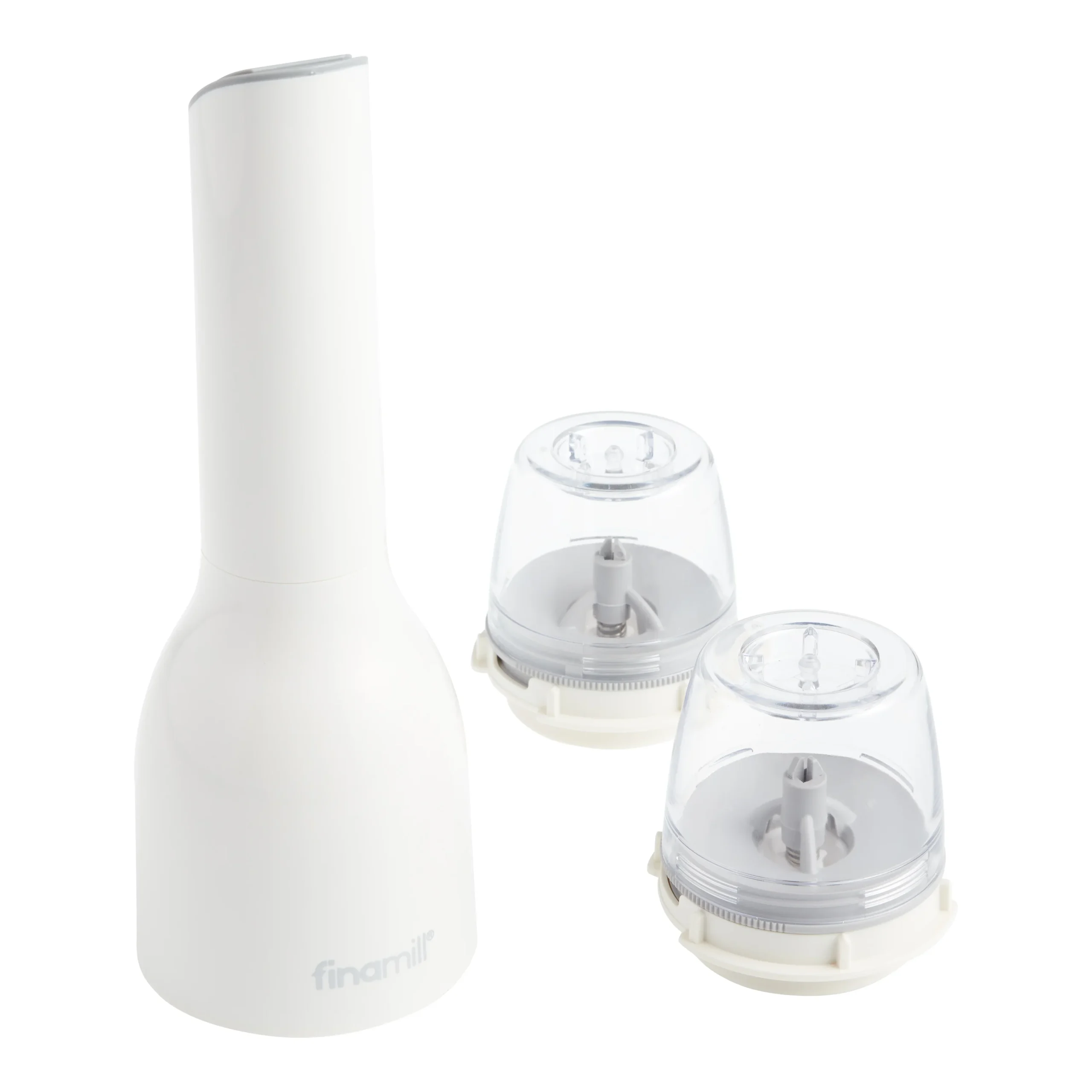 FinaMill White Battery Operated Spice Grinder