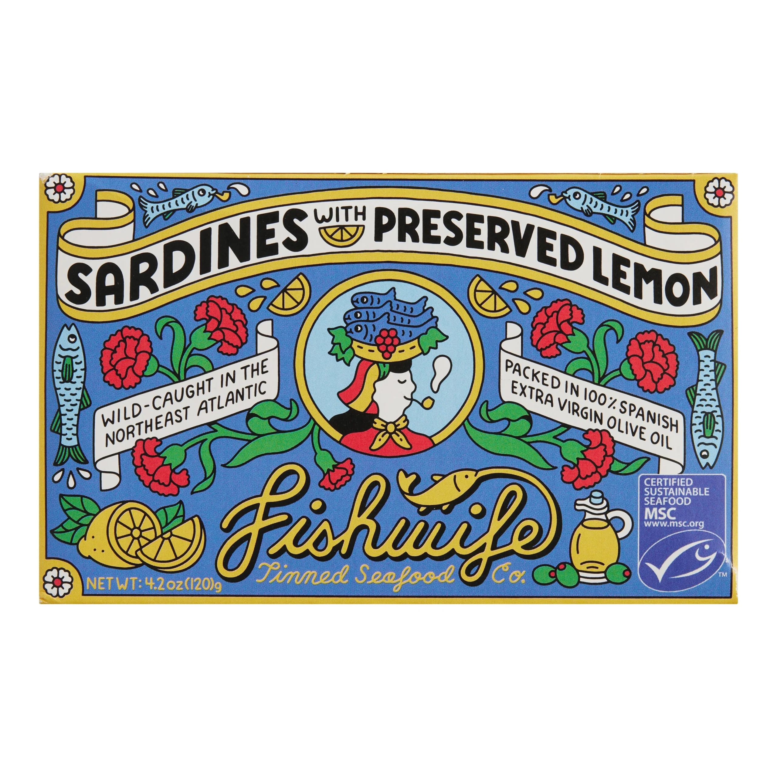 Fishwife Sardines with Preserved Lemon in Olive Oil