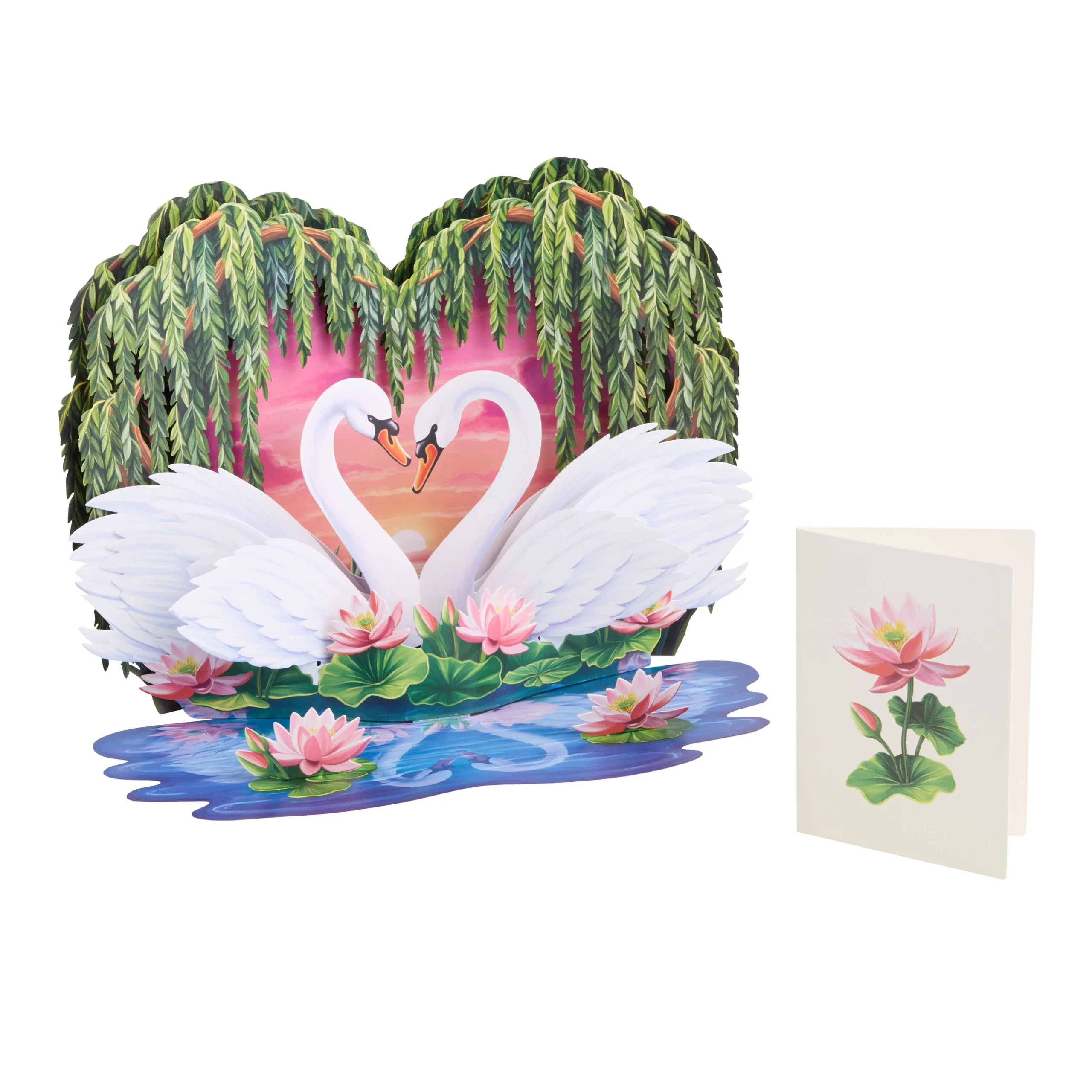 Freshcut Paper Sweetheart Swans