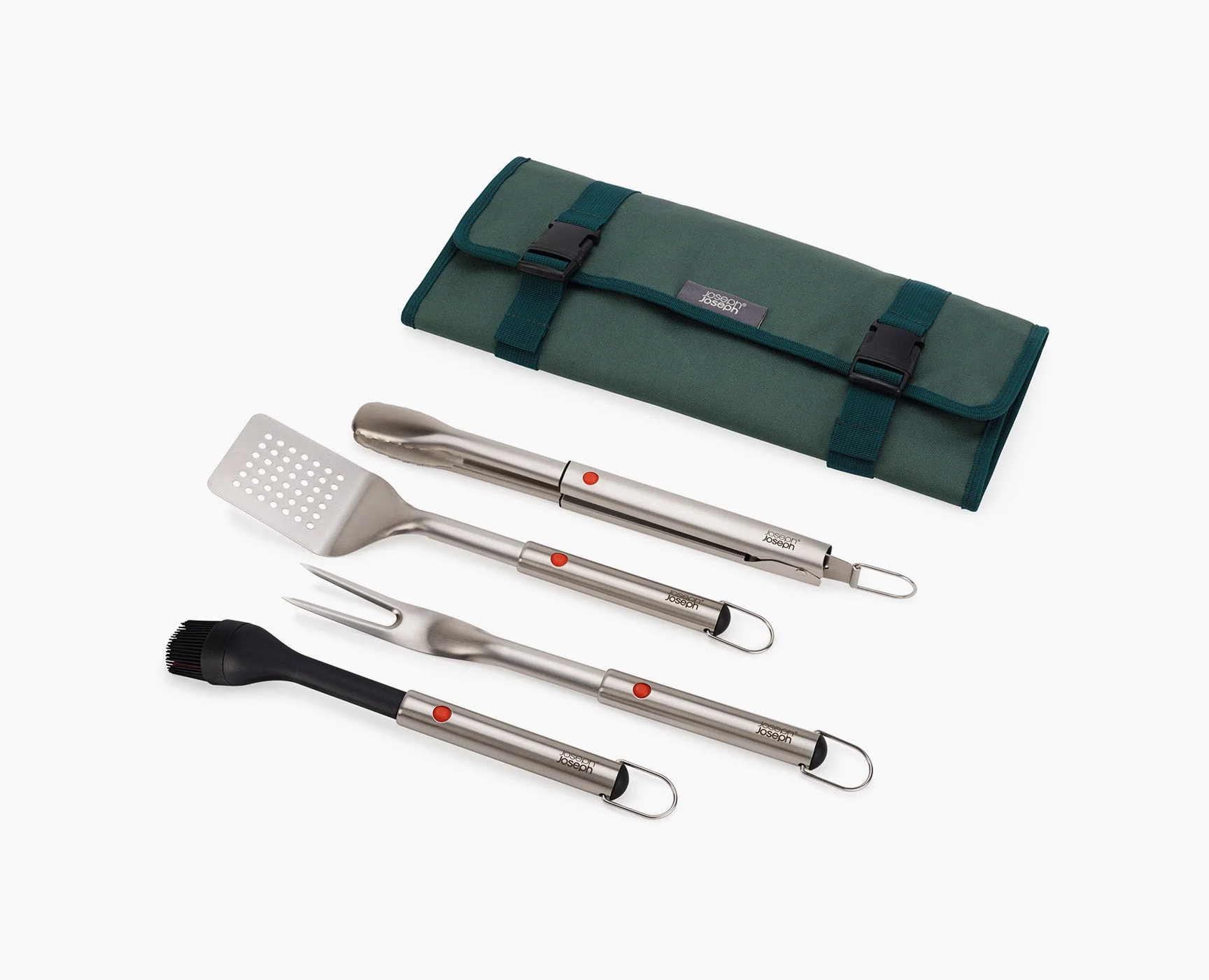 Joseph Joseph Grillout & #3;4-Piece Bbq Utensil Set & #3;WithStorage Case