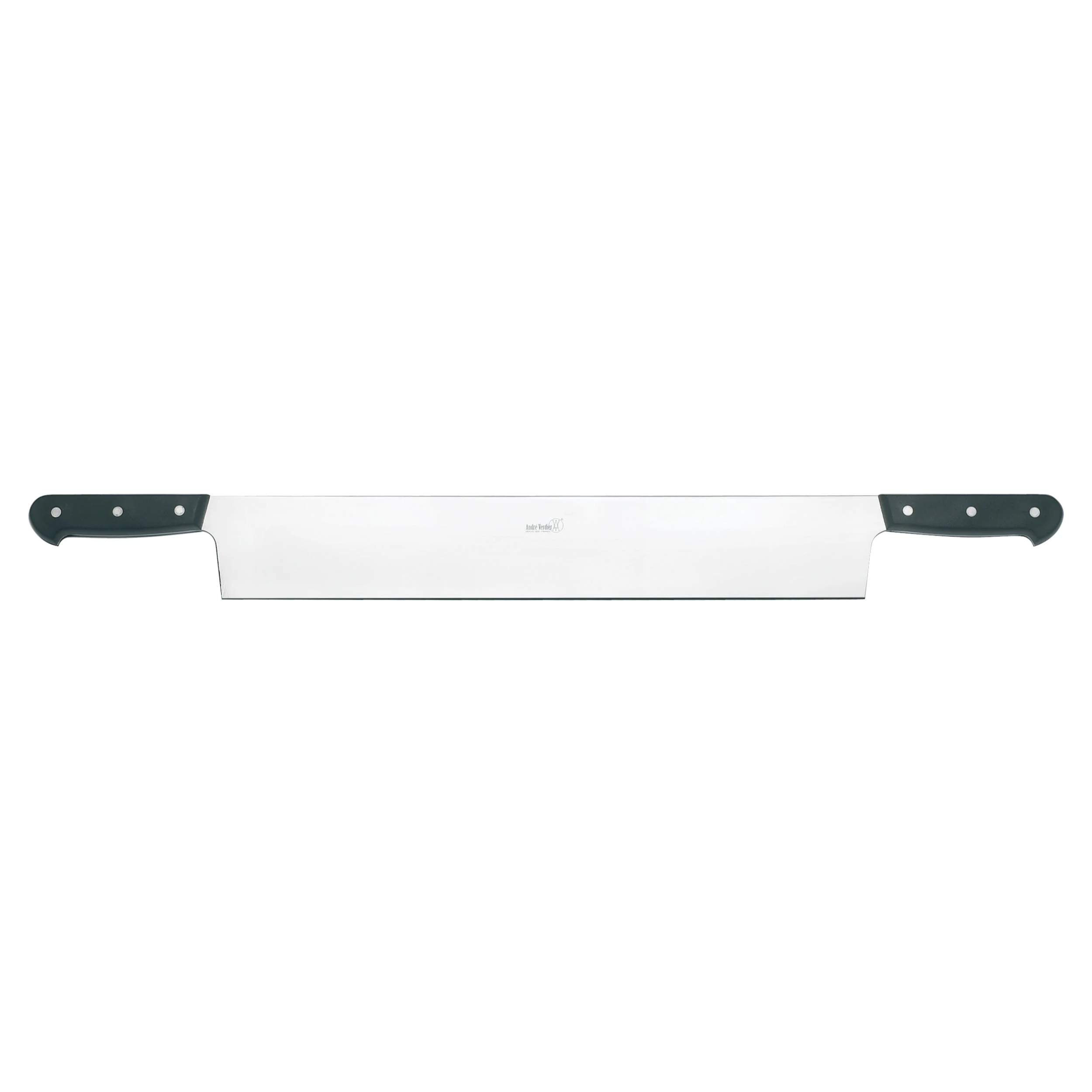 Laguiole André Verdier Cheese Knife 2 Hands 42cm - Black