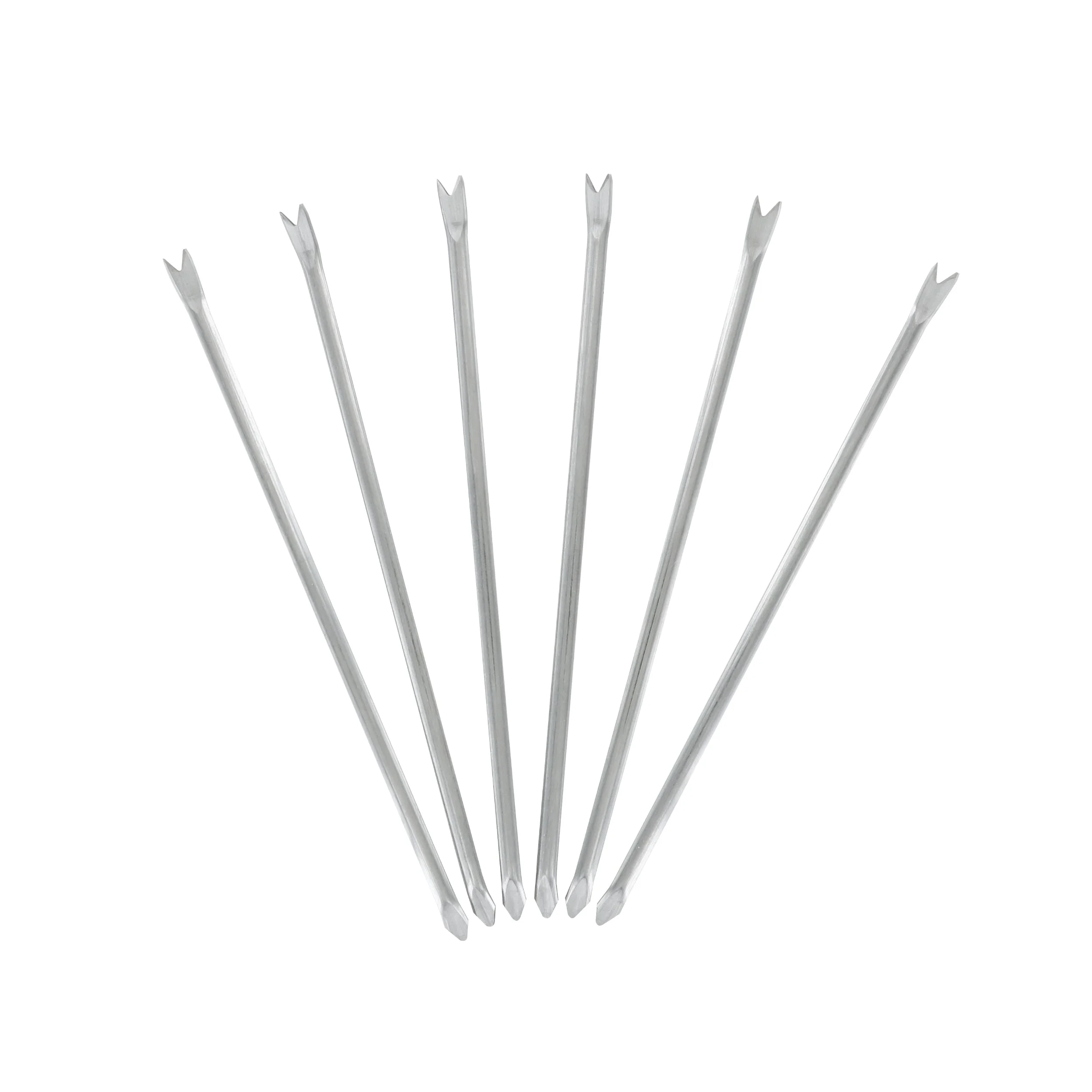 Laguiole André Verdier Stainless Steel Scrapers 18cm Set Of 6