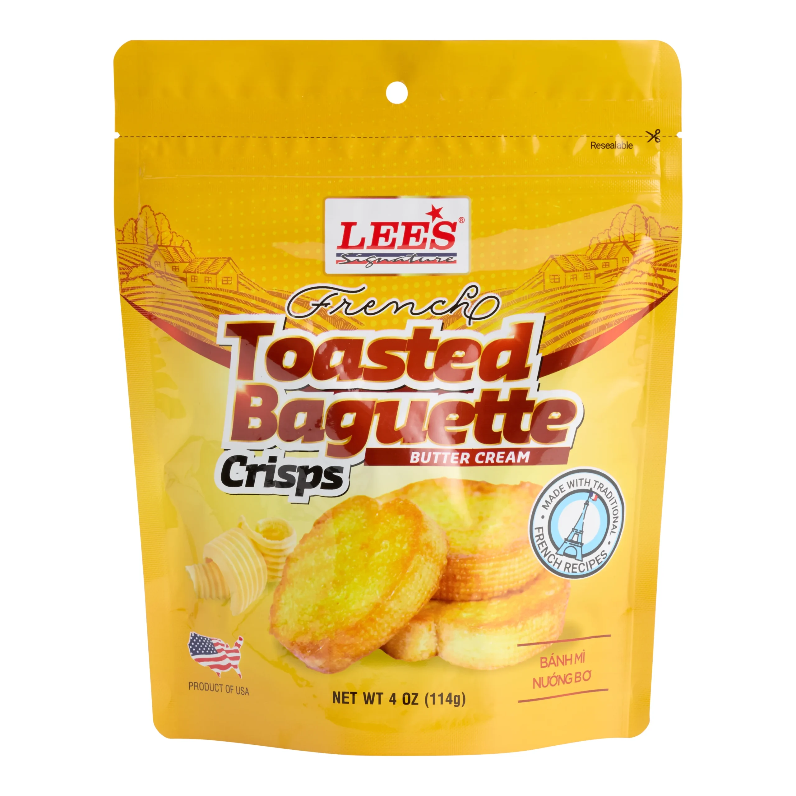 Lee's Butter Cream French Toasted Baguette Crisps