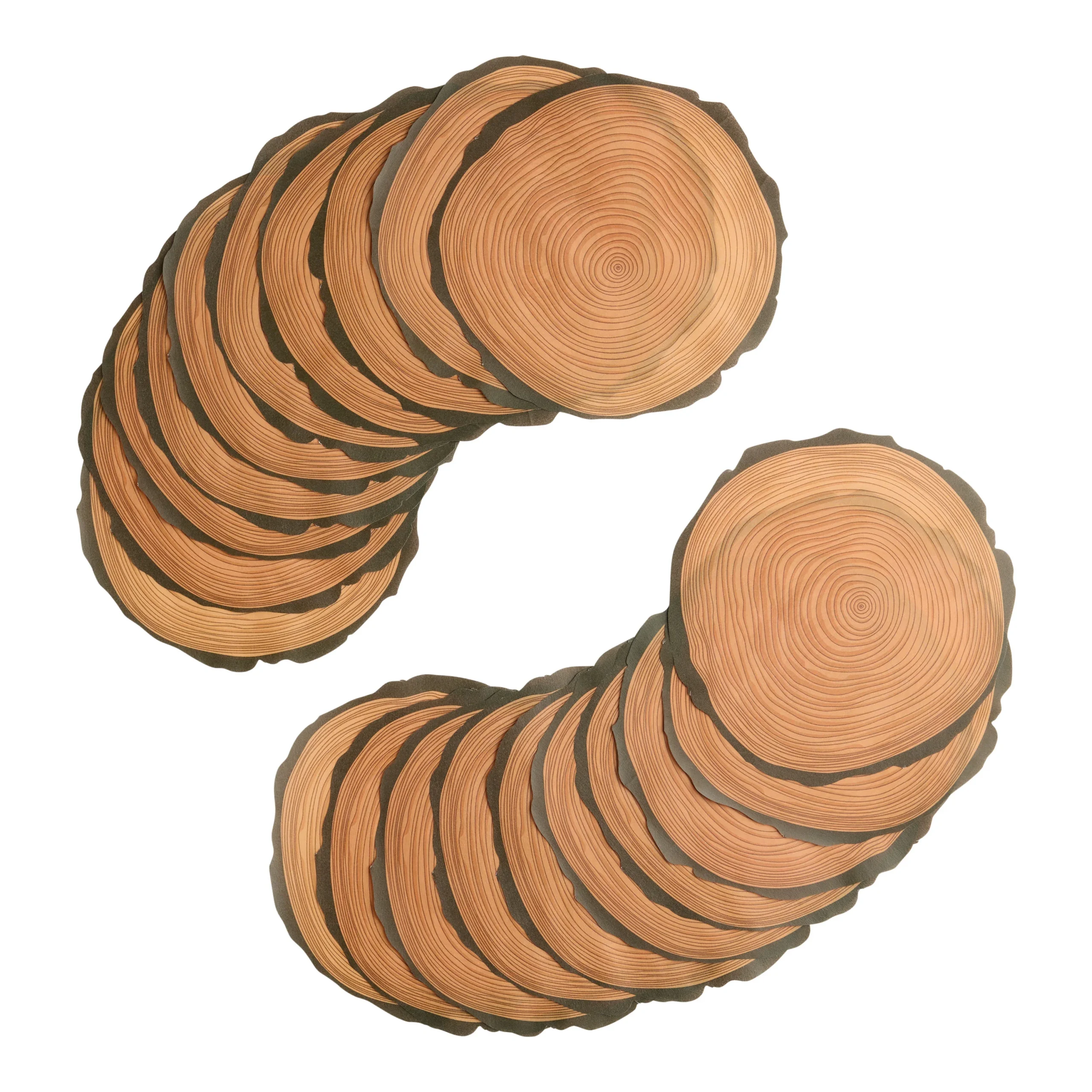 Log Slice Parchment Paper Rounds 20 Count