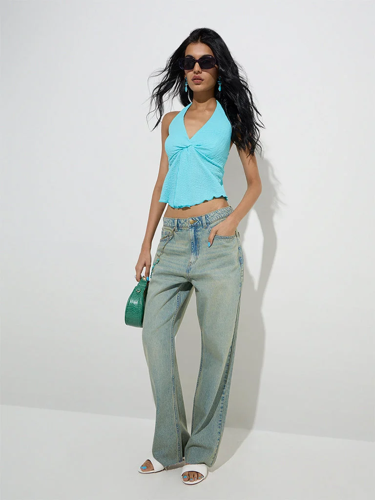 Nuon Aqua Self-Textured Top