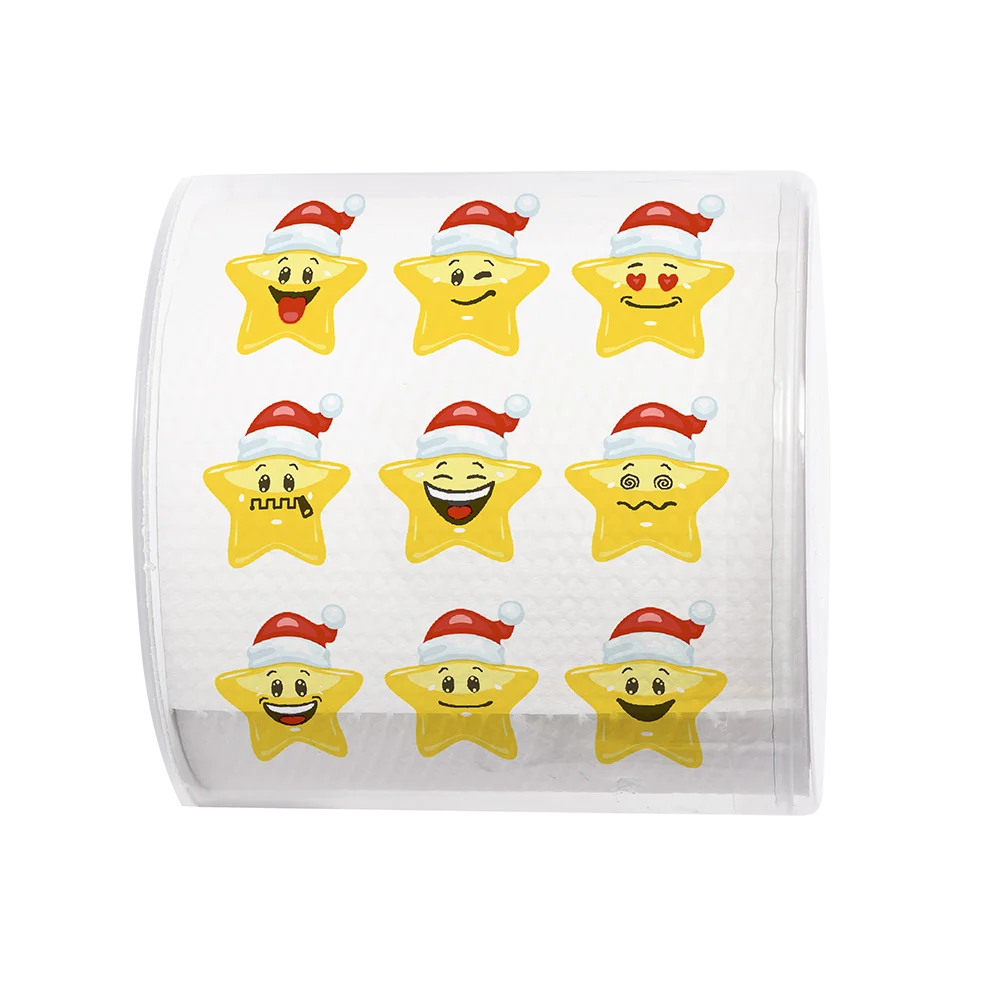 Paper+Design Christmas Toilet Paper - Santa Stars