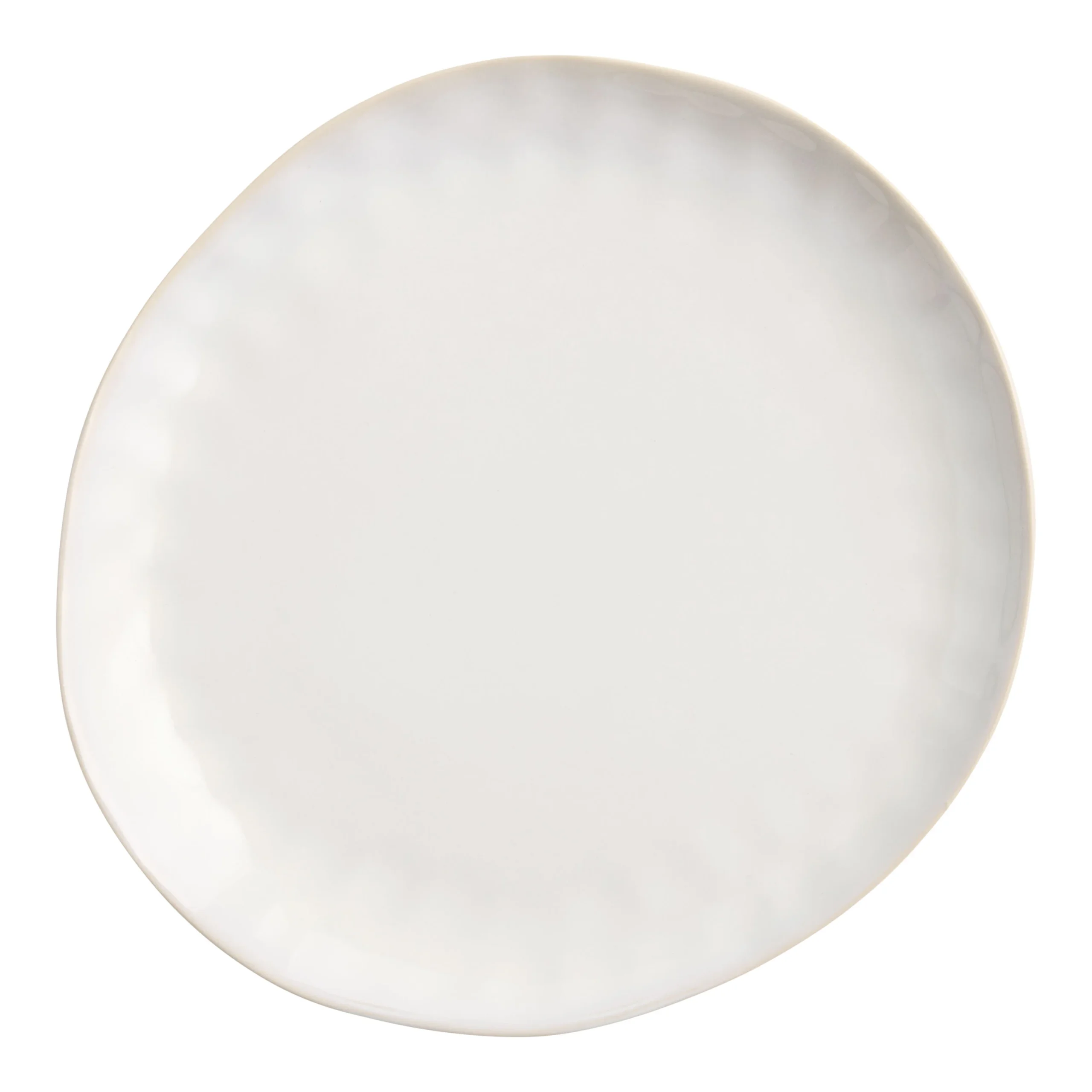 Ronan Off White Organic Reactive Glaze Dinner Plate