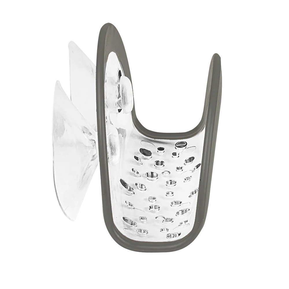 Spectrum Cora Suction Sink Sponge Holder – Grey