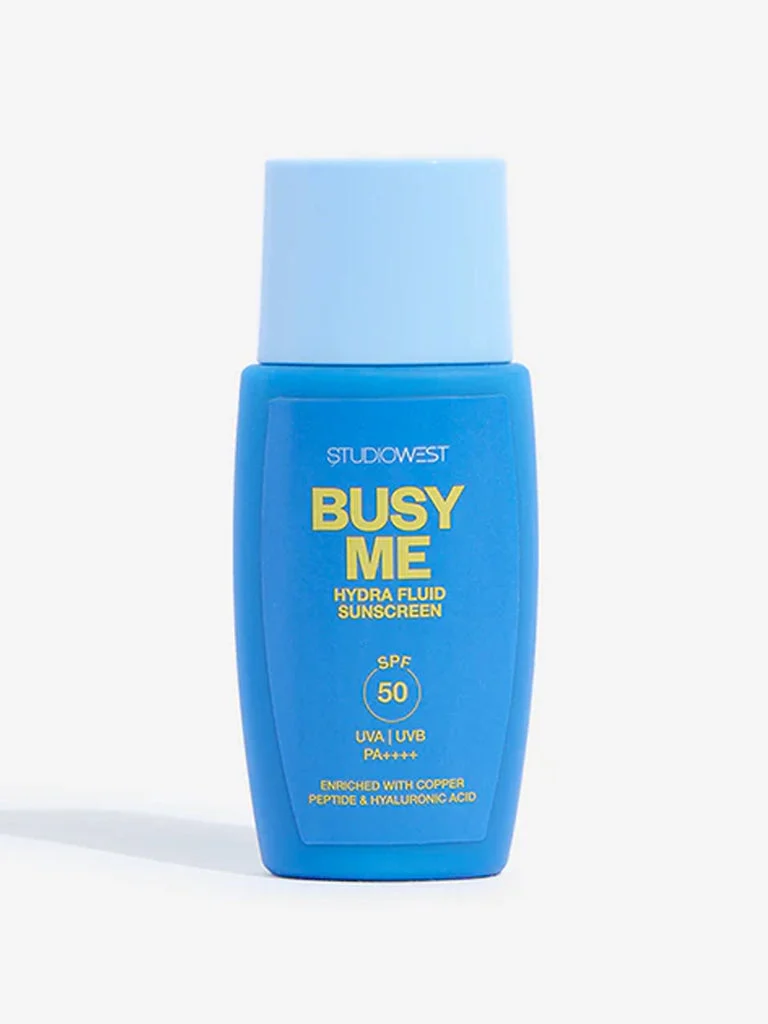 Studiowest Busy Me SPF 50 PA++++ Hydra Fluid Sunscreen - 50 gm