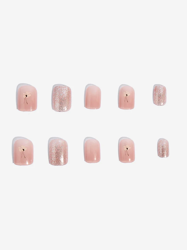 Studiowest Pink Jelly Press-On Nail Set