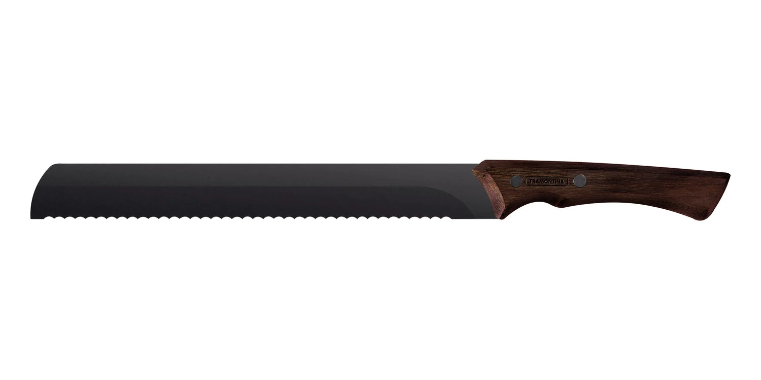 Tramontina Churrasco Black Collection Brisket Slicer Serrated Edge - 25.4cm FSC Certified