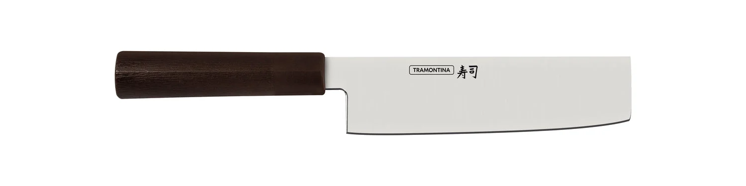 Tramontina Sushi 18cm Stainless Steel Nakiri Knife With Nylon Handle