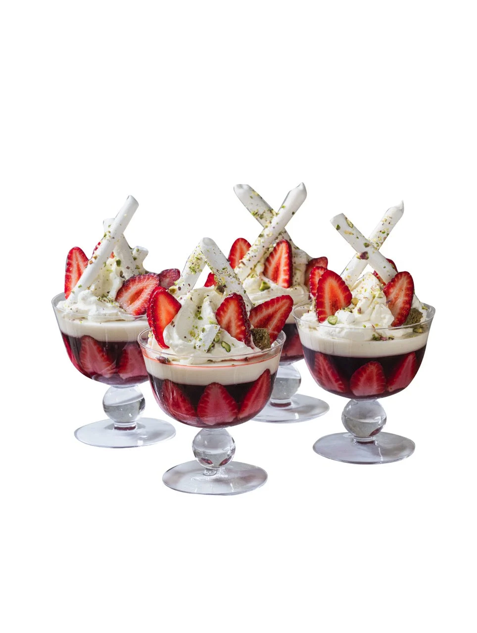 Wilkie Brothers Sinclair Set of 4 Dessert Bowls, 11 x 11cm/ 350ml - Glass